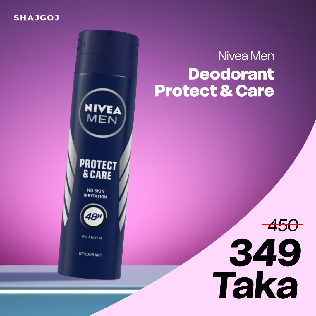 12490 Nivea Men Deodorant Protect & Care - Image 1