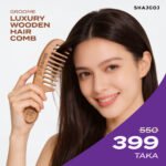Groome Luxury Wooden Hair Comb