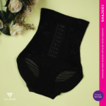 Valene High Waisted Women Shaping Corset - Black - Image 2