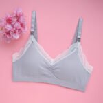 Valene Pure Love Maternity Nursing Bra-Silver Gray