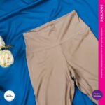 Armela High Waist Leggings - Sand Brown - Image 3