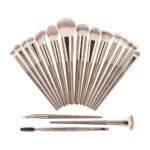 MAANGE Pro Makeup Brush 18pcs - Brown