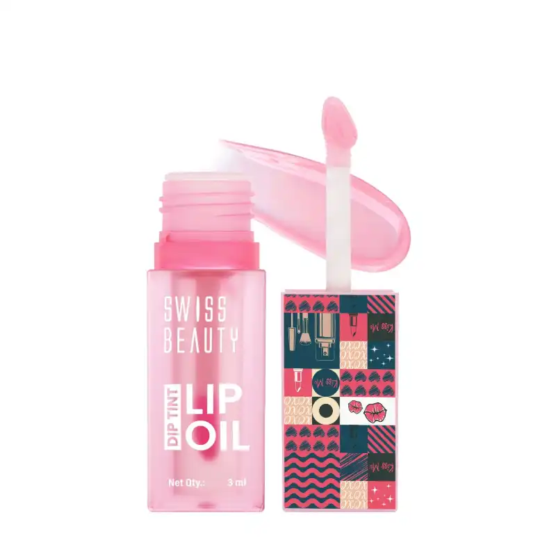 swiss-beauty-dip-tint-lip-oil-03-peach Swiss Beauty Dip Tint Lip Oil - 03 Peach - Image 1